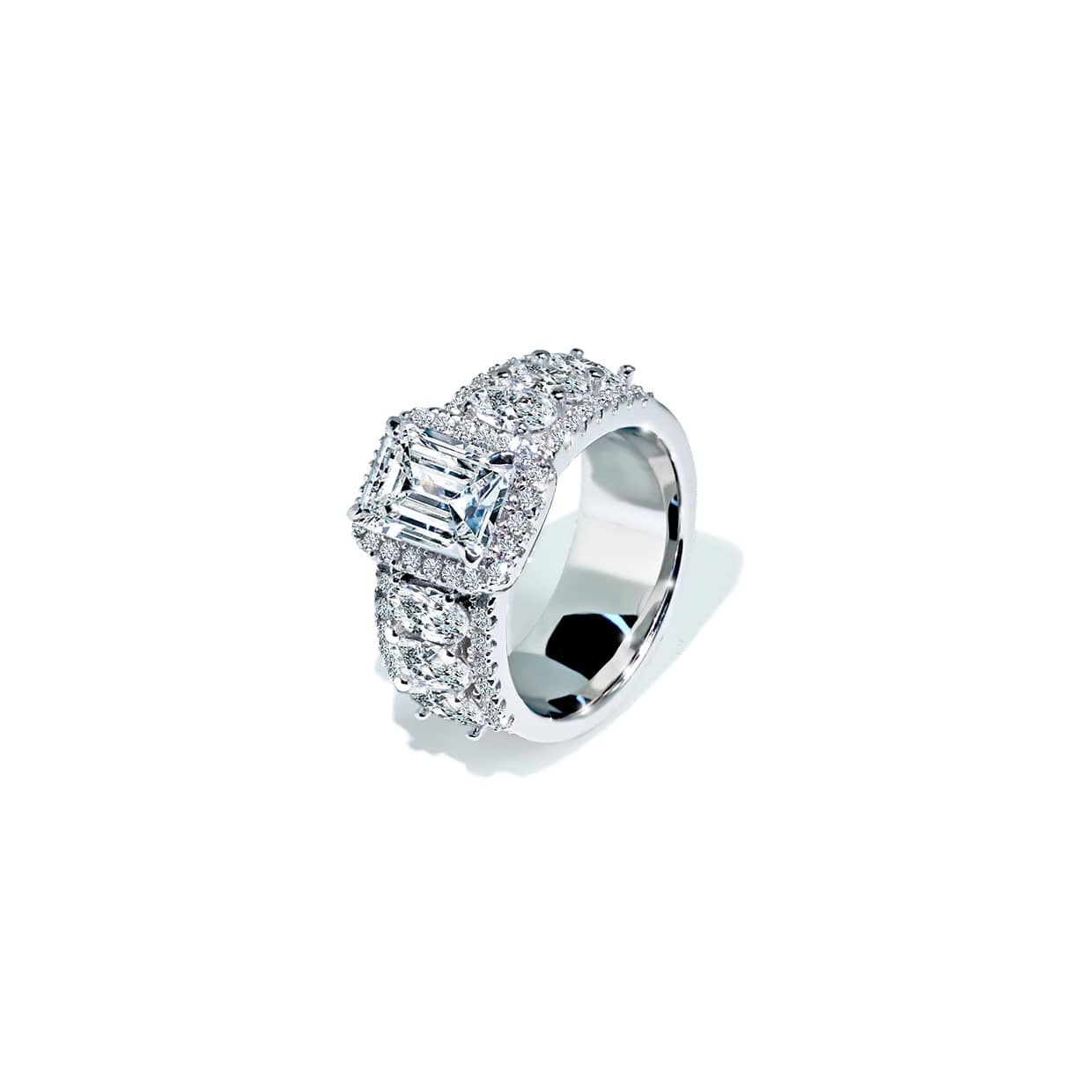 Oxford radiant & oval ring