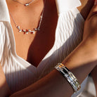 A bangle i forgyldt sterlingsølv