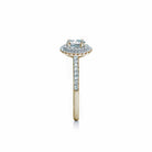 Oxford dobbelt oval guld ring