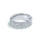 Oxford prinsesse &amp; round cut eternity ring