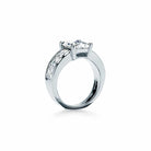 Oxford prinsesse &amp; radiant formet ring i sølv
