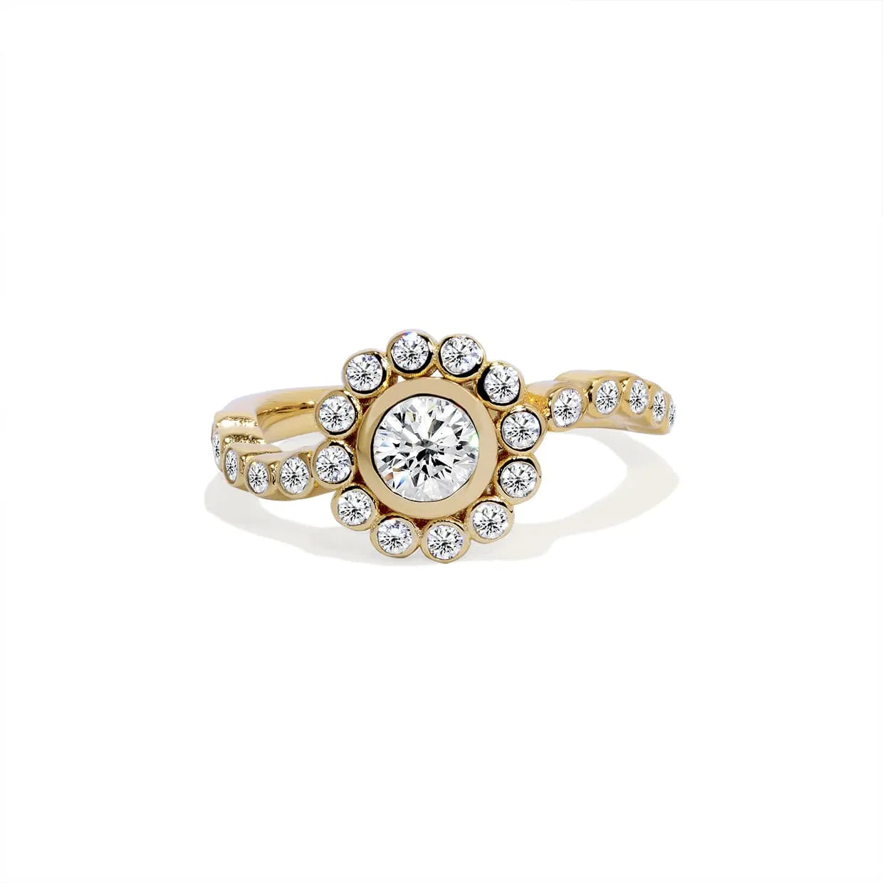 Oxford guld ti amo ring