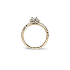 Firenze forlovelsesring med hvid pære cut diamant