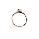 Oxford pear cut halo ring i guld