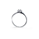 Milano pæreformet diamant forlovelsesring med diamant halo