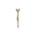 Oxford pear cut solitaire ring