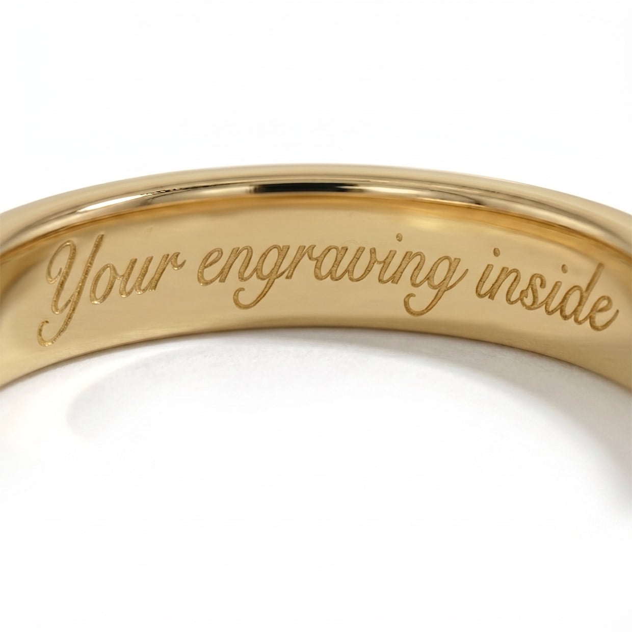 Oxford dobbelt oval guld ring