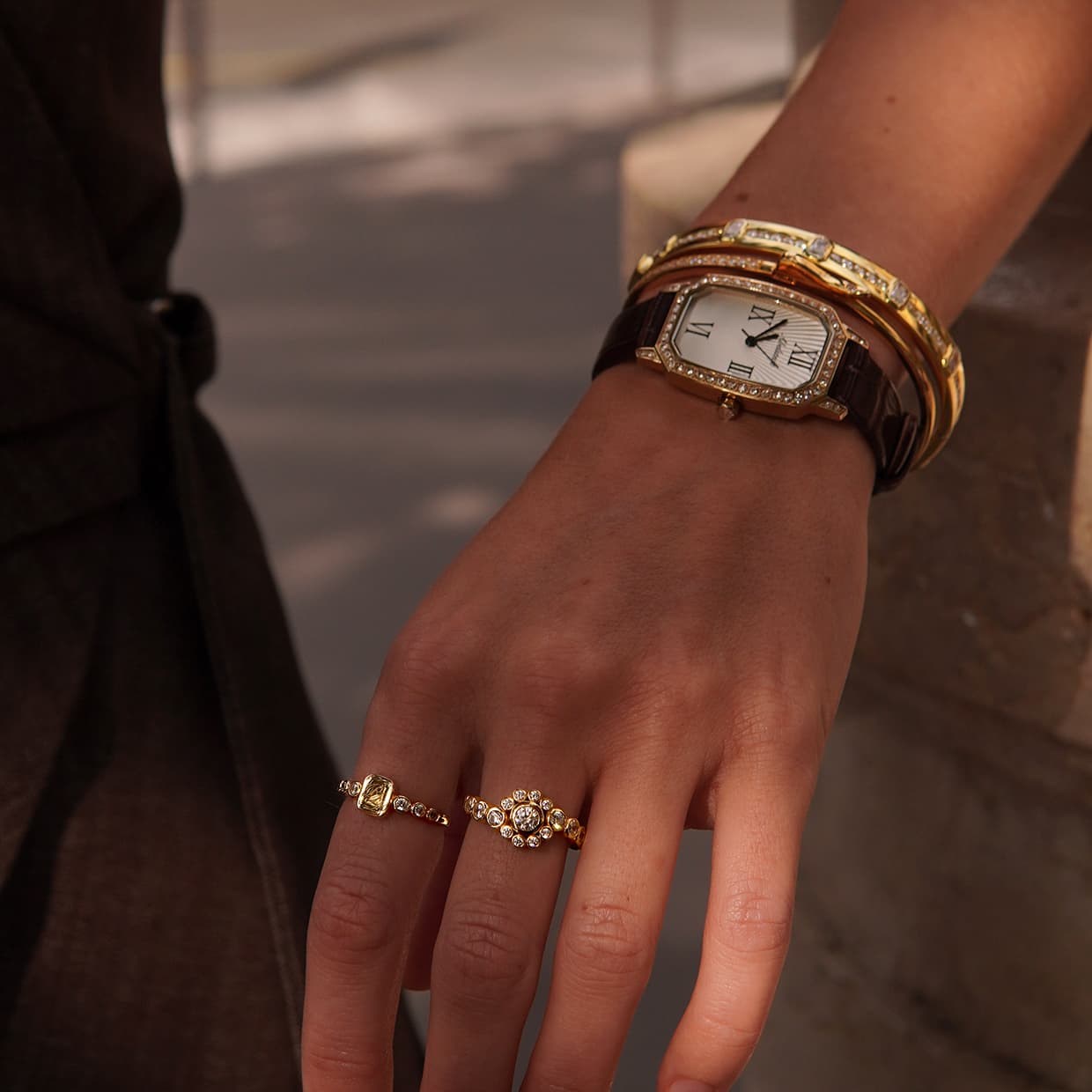 Oxford guld amore ring