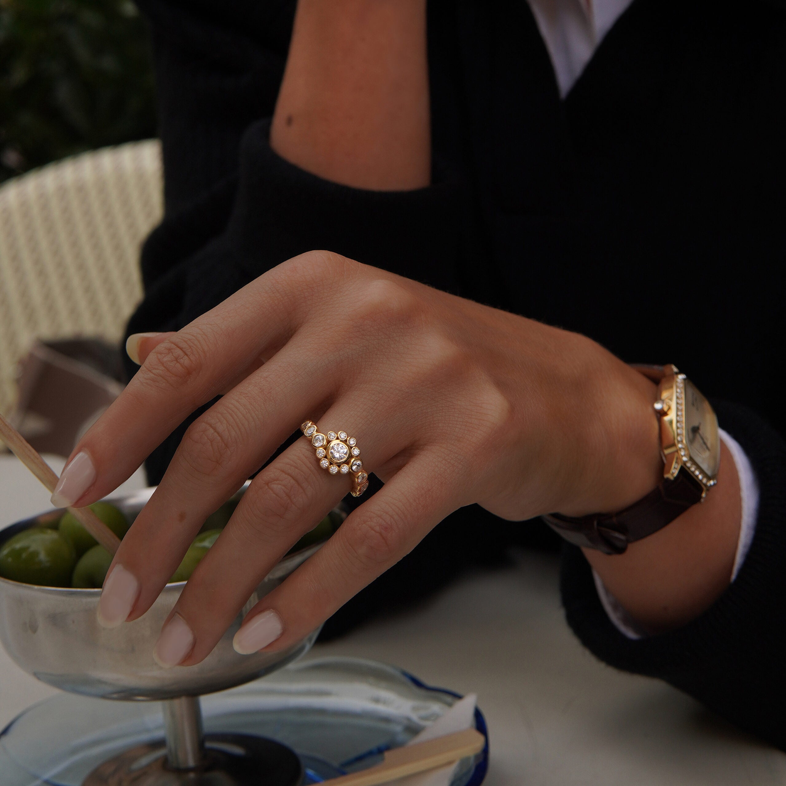 Oxford guld amore ring