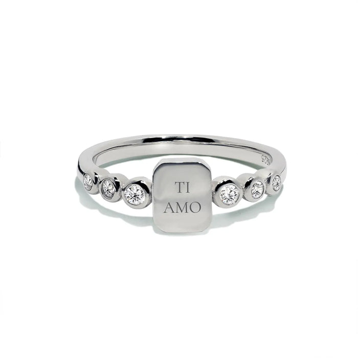 Oxford Signet Silver Ring