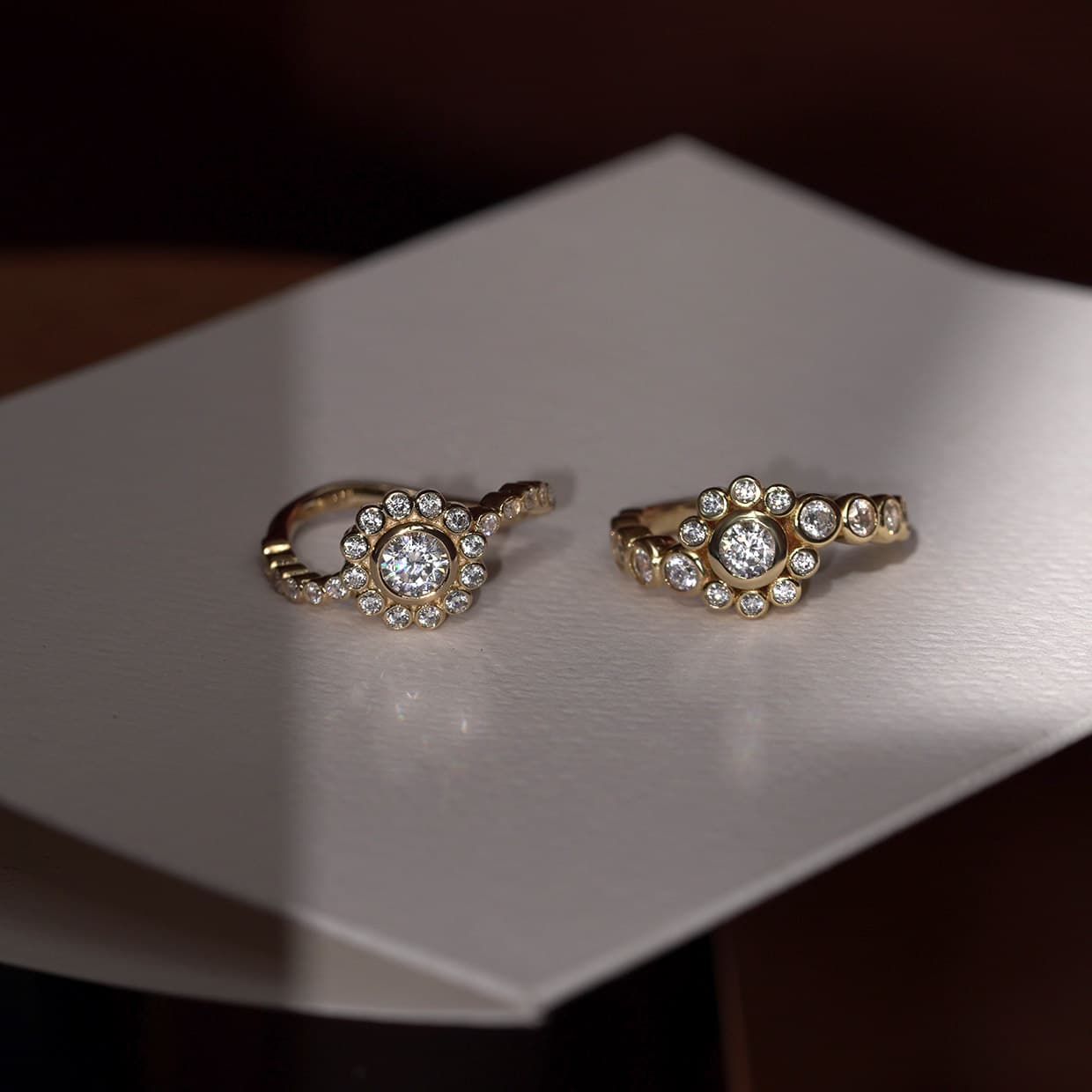 Oxford guld amore ring