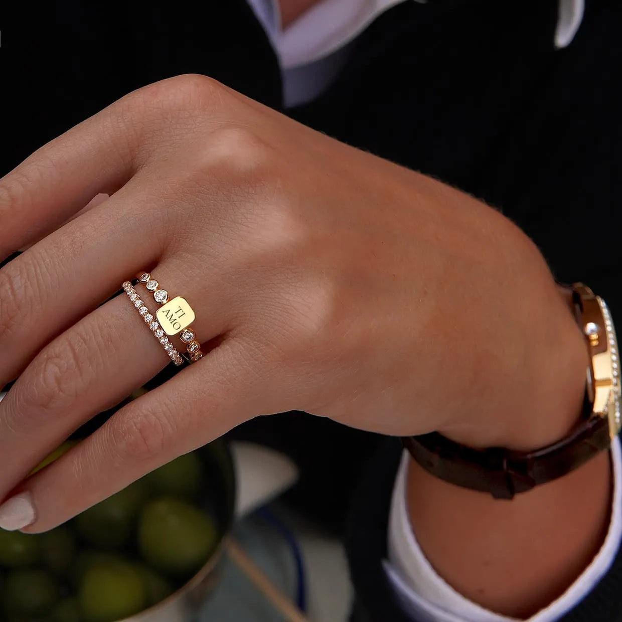 Oxford signet guld ring