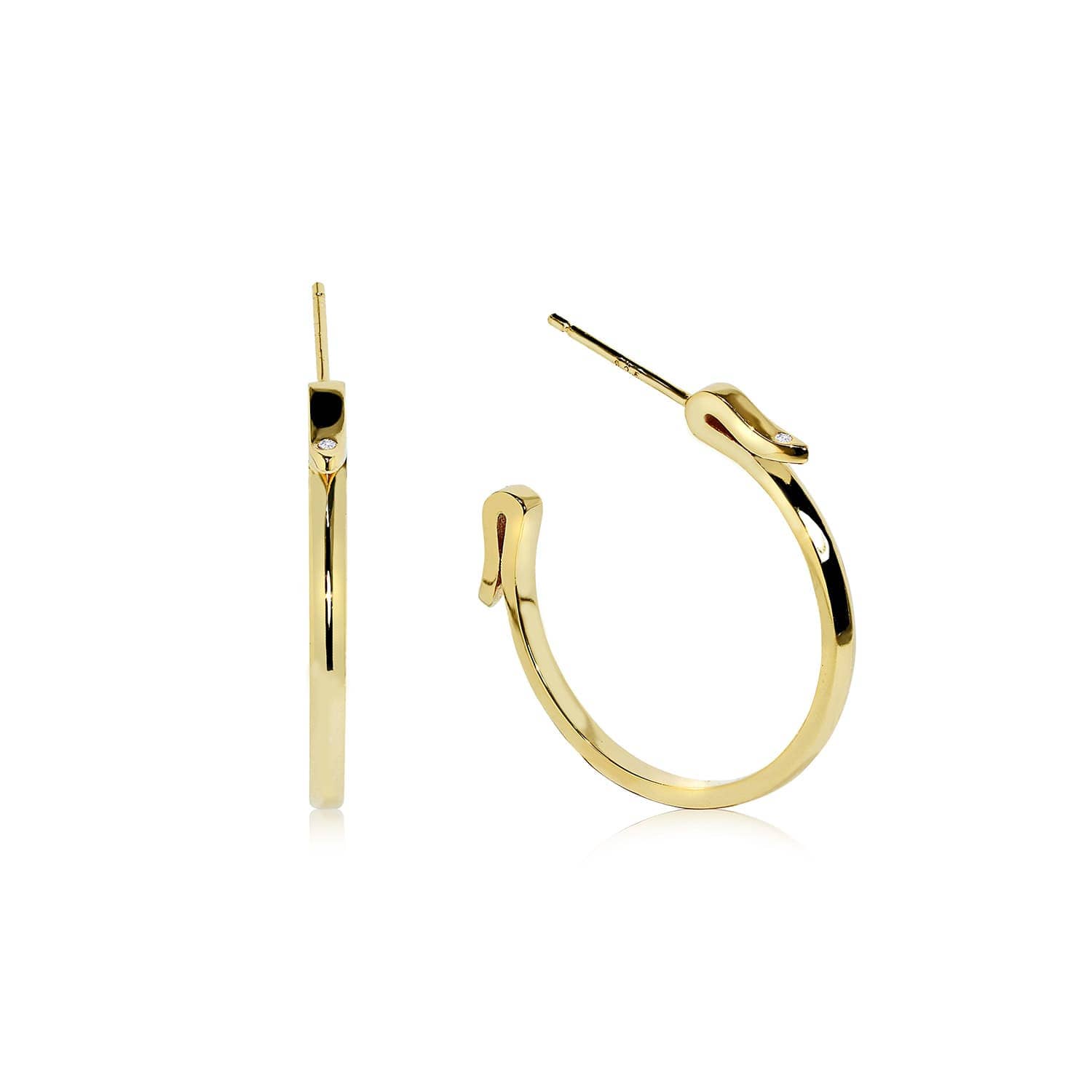 Equestrian Gold Hoops Örhangen